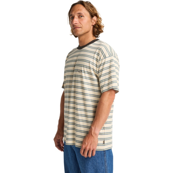 2025 Billabong Mens Baxter Crew Neck T-Shirt EBYKT00111 - Sand